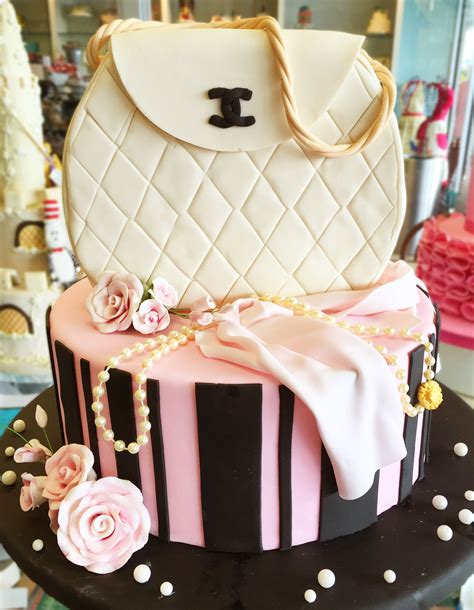 chanel bag birthday cakes|More.